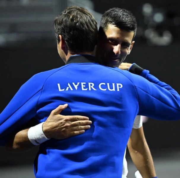Швейцарец Роджер Федерер повстречался с сербом Новаком Джоковичем и англичанином Энди Марреем на Арене O2 накануне Кубка Лэйвера.
