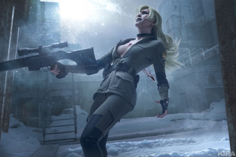 Косплеер показала надежную Снайпер Вульф из Metal Gear Solid