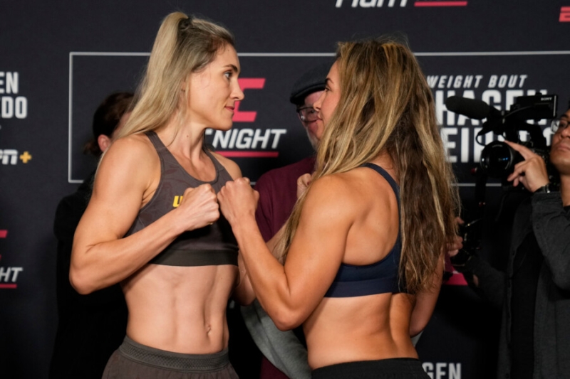 Русская красавица отомстила американцам. Избила легенду UFC до крови